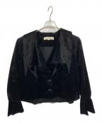 Chloeクロエ）の古着「3Bベロアジャケット」｜ブラック