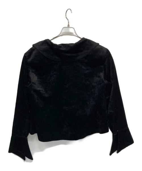 Chloe（クロエ）Chloe (クロエ) 3Bベロアジャケット ブラック サイズ:40の古着・服飾アイテム