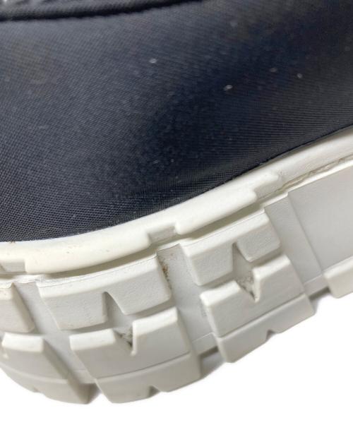 PRADA（プラダ）PRADA (プラダ) ダブルホイール ナイロンギャバジン スニーカー ブラック サイズ:22.5の古着・服飾アイテム