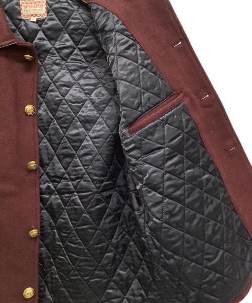 McGREGOR（マクレガー）McGREGOR (マクレガー) メルトンスタジャン バーガンディー サイズ:XLの古着・服飾アイテム