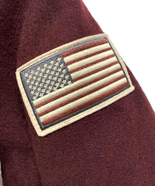 McGREGOR（マクレガー）McGREGOR (マクレガー) メルトンスタジャン バーガンディー サイズ:XLの古着・服飾アイテム