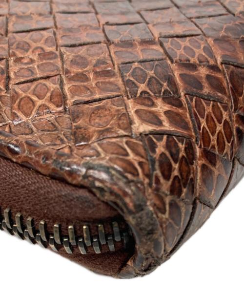 BOTTEGA VENETA（ボッテガベネタ）BOTTEGA VENETA (ボッテガベネタ) 長財布 ブラウンの古着・服飾アイテム