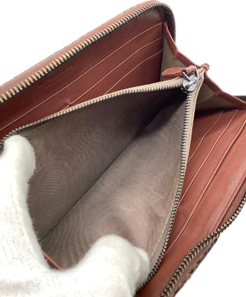 BOTTEGA VENETA（ボッテガベネタ）BOTTEGA VENETA (ボッテガベネタ) 長財布 ブラウンの古着・服飾アイテム
