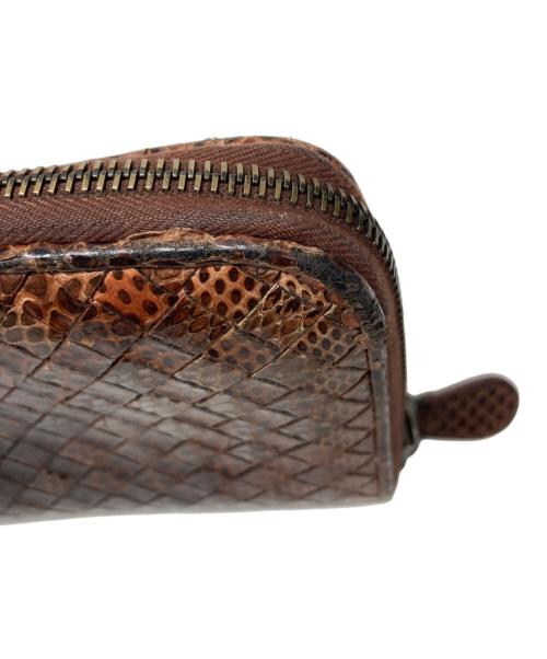 BOTTEGA VENETA（ボッテガベネタ）BOTTEGA VENETA (ボッテガベネタ) 長財布 ブラウンの古着・服飾アイテム