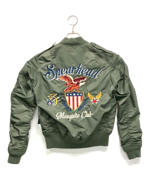 AVIREX（アヴィレックス）AVIREX (アヴィレックス) ブルゾン カーキ サイズ:FREEの古着・服飾アイテム