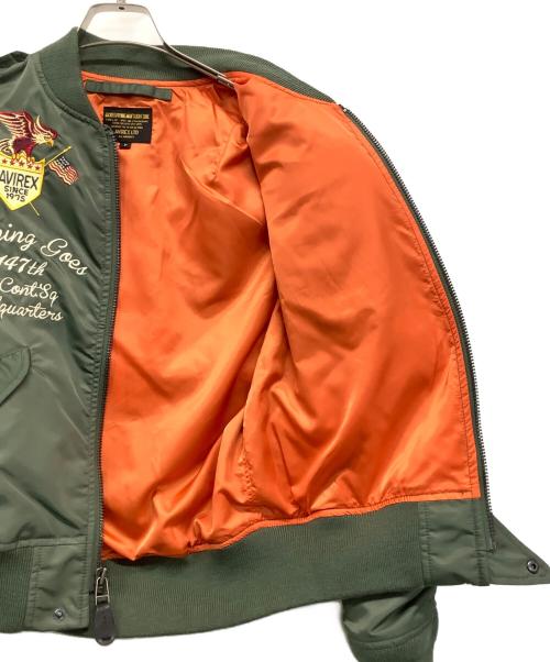 AVIREX（アヴィレックス）AVIREX (アヴィレックス) ブルゾン カーキ サイズ:FREEの古着・服飾アイテム