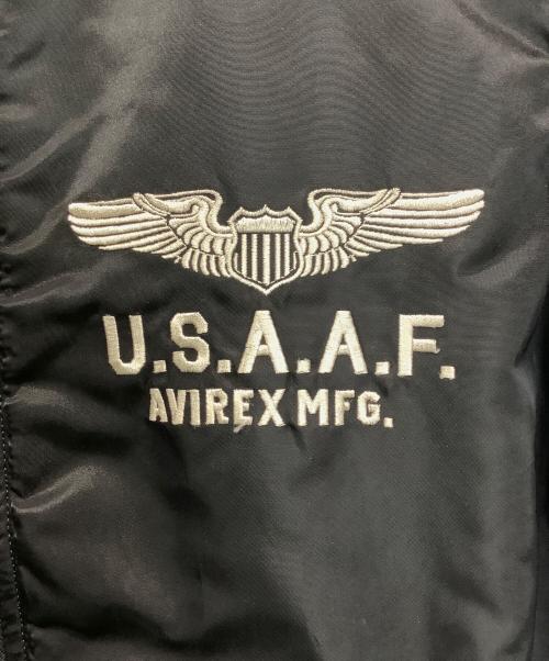 AVIREX（アヴィレックス）AVIREX (アヴィレックス) ブルゾン ブラック サイズ:Mの古着・服飾アイテム