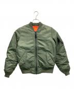 AVIREXアヴィレックス）の古着「ブルゾン」｜カーキ