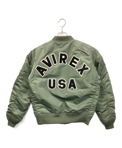 AVIREX（アヴィレックス）AVIREX (アヴィレックス) ブルゾン カーキ サイズ:Ｌの古着・服飾アイテム