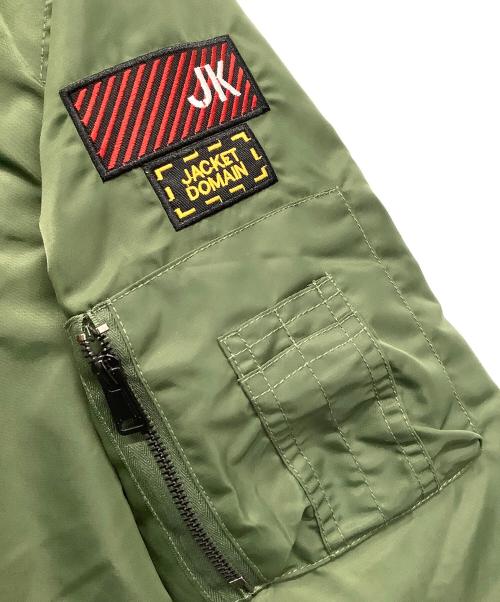 U.S.AIR FORCE（ユーエスエアフォース）U.S.AIR FORCE (ユーエスエアフォース) MA-1ジャケット カーキ×オレンジ サイズ:Mの古着・服飾アイテム