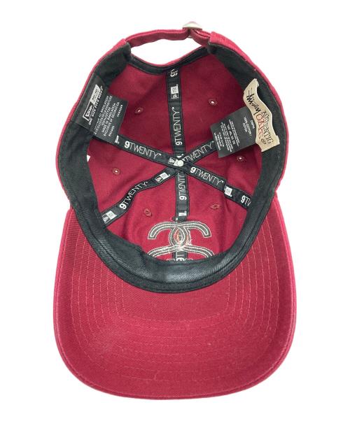 New Era（ニューエラ）New Era (ニューエラ) stussy (ステューシー) キャップ レッドの古着・服飾アイテム
