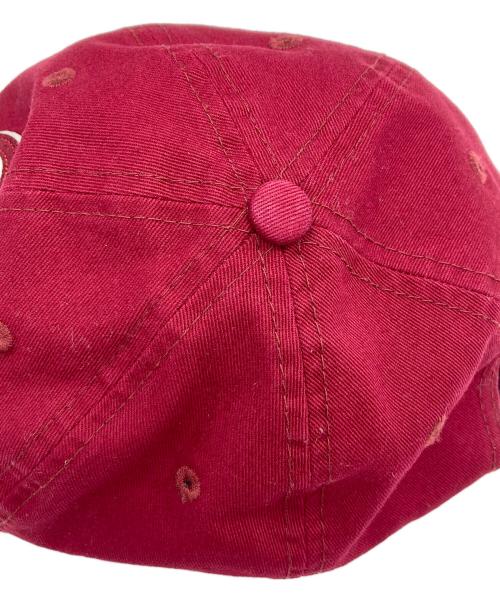 New Era（ニューエラ）New Era (ニューエラ) stussy (ステューシー) キャップ レッドの古着・服飾アイテム