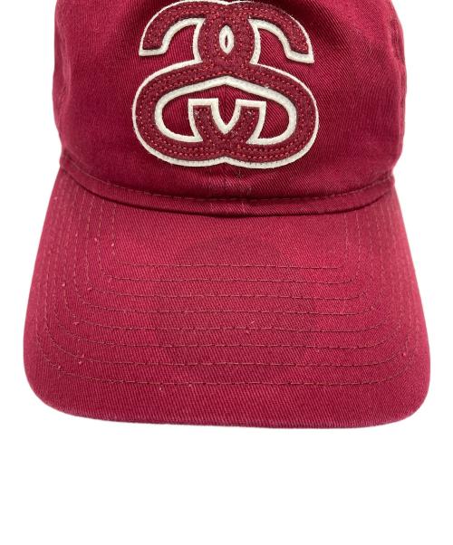 New Era（ニューエラ）New Era (ニューエラ) stussy (ステューシー) キャップ レッドの古着・服飾アイテム