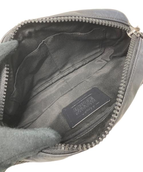 COACH（コーチ）COACH (コーチ) ウエストバッグ ブラウン×ブラックの古着・服飾アイテム