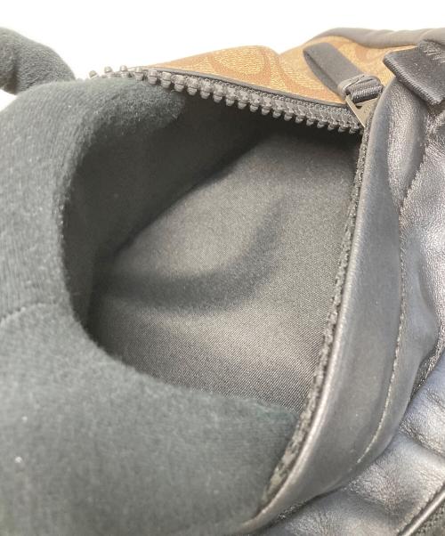 COACH（コーチ）COACH (コーチ) ウエストバッグ ブラウン×ブラックの古着・服飾アイテム