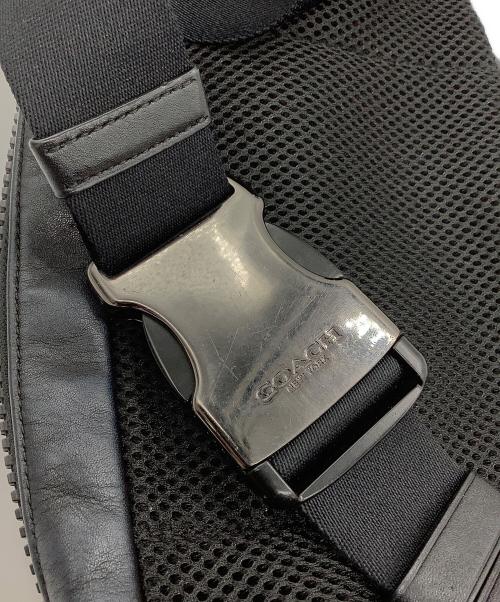 COACH（コーチ）COACH (コーチ) ウエストバッグ ブラウン×ブラックの古着・服飾アイテム