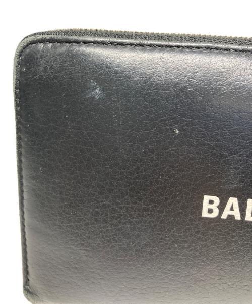 BALENCIAGA（バレンシアガ）BALENCIAGA (バレンシアガ) ラウンドファスナー長財布 ブラックの古着・服飾アイテム