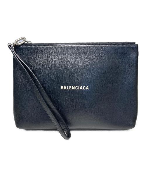 BALENCIAGA（バレンシアガ）BALENCIAGA (バレンシアガ) クラッチバッグ ブラックの古着・服飾アイテム