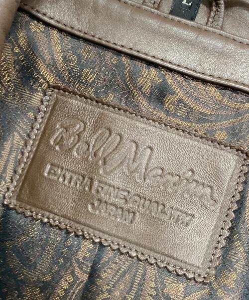 BelleMain（ベリュマン）BelleMain (ベリュマン) レザージャケット ブラウン サイズ:Lの古着・服飾アイテム