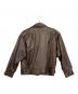 BelleMain (ベリュマン) レザージャケット ブラウン サイズ:L：8000円