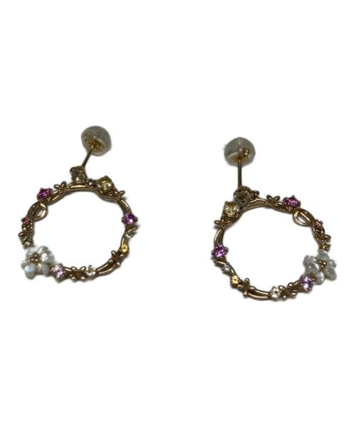 Samantha Tiara（サマンサ ティアラ）Samantha Tiara (サマンサ ティアラ) サークルピアス ゴールドの古着・服飾アイテム