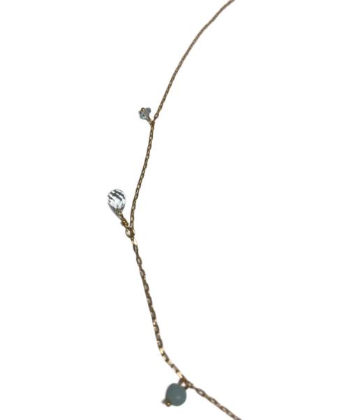 Samantha Tiara（サマンサ ティアラ）Samantha Tiara (サマンサ ティアラ) ティアドロップモチーフネックレス ゴールド×ブルーの古着・服飾アイテム