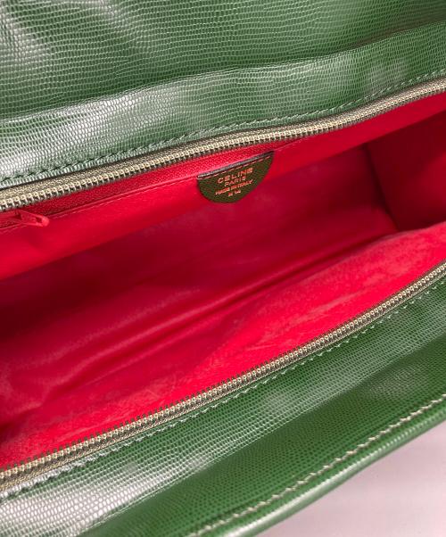 CELINE（セリーヌ）CELINE (セリーヌ) トートバッグ グリーンの古着・服飾アイテム