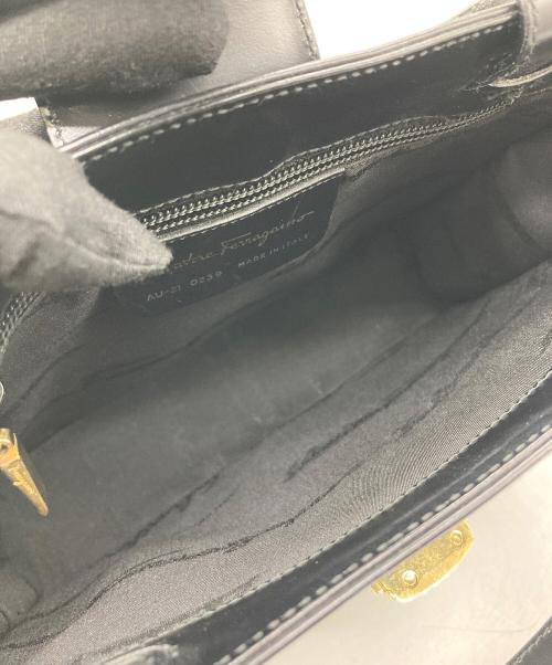 Salvatore Ferragamo（サルヴァトーレ フェラガモ）Salvatore Ferragamo (サルヴァトーレ フェラガモ) 2WAYショルダーバッグ ブラックの古着・服飾アイテム