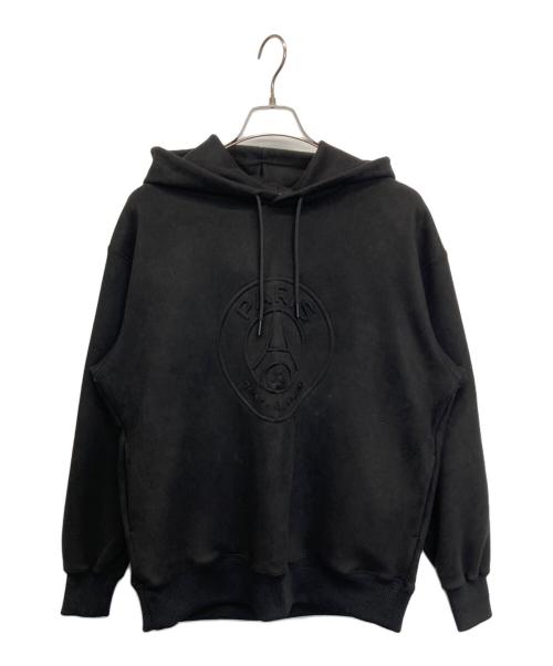 Paris Saint-Germain（パリサンジェルマン）PARIS SAINT-GERMAIN (パリサンジェルマン) プルオーバーパーカー ブラック サイズ:Mの古着・服飾アイテム