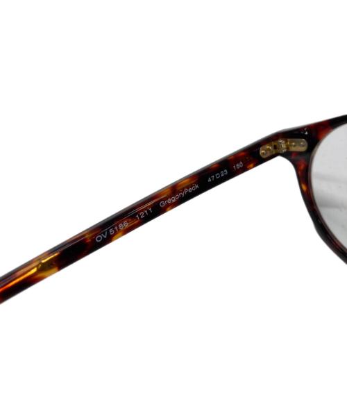 OLIVER PEOPLES（オリバーピープルズ）OLIVER PEOPLES (オリバーピープルズ) 眼鏡 ブラウンの古着・服飾アイテム