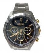 SEIKOセイコー）の古着「クロノグラフ」｜ブラック