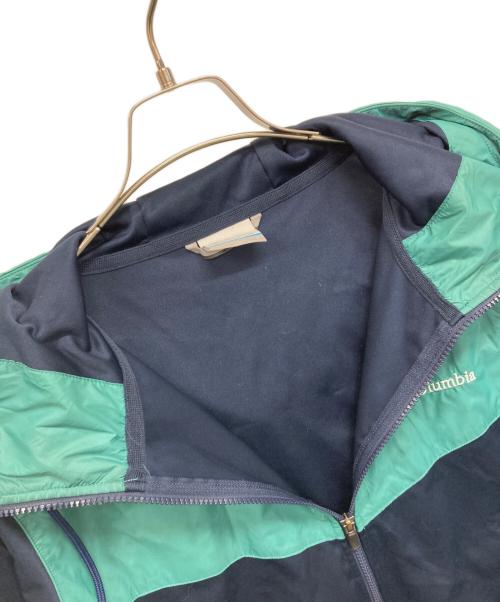 Columbia（コロンビア）Columbia (コロンビア) リンビルダッシュフーディー ネイビー×ミントグリーン サイズ:Sの古着・服飾アイテム