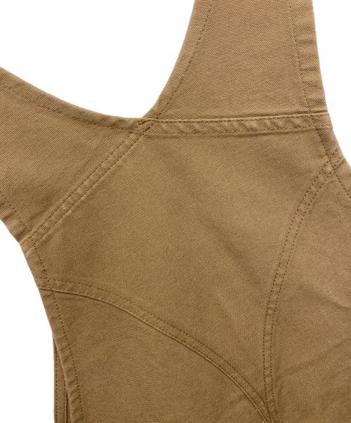 CarHartt（カーハート）CarHartt (カーハート) オーバーオール ブラウン サイズ: W32×L32の古着・服飾アイテム