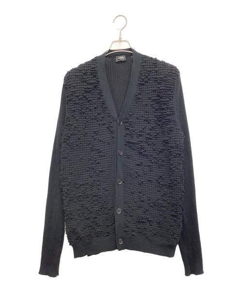 JIL SANDER（ジルサンダー）JIL SANDER (ジルサンダー) 厚手カーディガン ブラック サイズ:50の古着・服飾アイテム