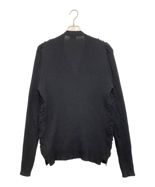 JIL SANDER（ジルサンダー）JIL SANDER (ジルサンダー) 厚手カーディガン ブラック サイズ:50の古着・服飾アイテム