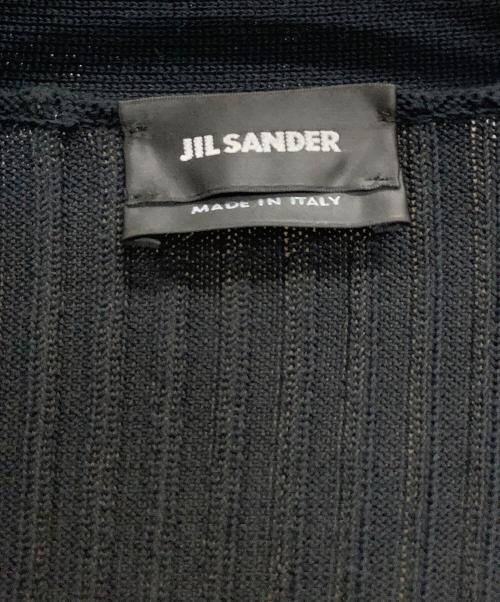 JIL SANDER（ジルサンダー）JIL SANDER (ジルサンダー) 厚手カーディガン ブラック サイズ:50の古着・服飾アイテム