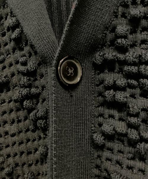 JIL SANDER（ジルサンダー）JIL SANDER (ジルサンダー) 厚手カーディガン ブラック サイズ:50の古着・服飾アイテム