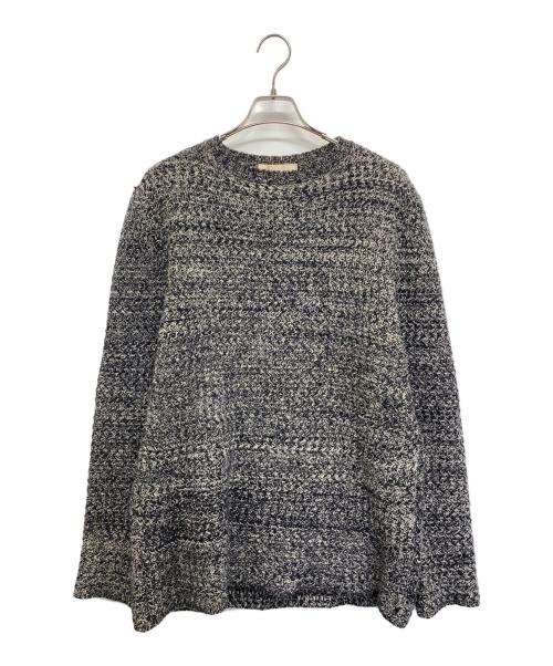 MARNI（マルニ）MARNI (マルニ) ニット ベージュ×ネイビー サイズ:SIZE　50の古着・服飾アイテム