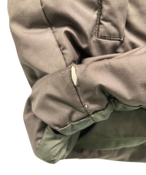 MONCLER（モンクレール）MONCLER (モンクレール) ファー付きダウンジャケット ブラウン サイズ:SIZE 0の古着・服飾アイテム