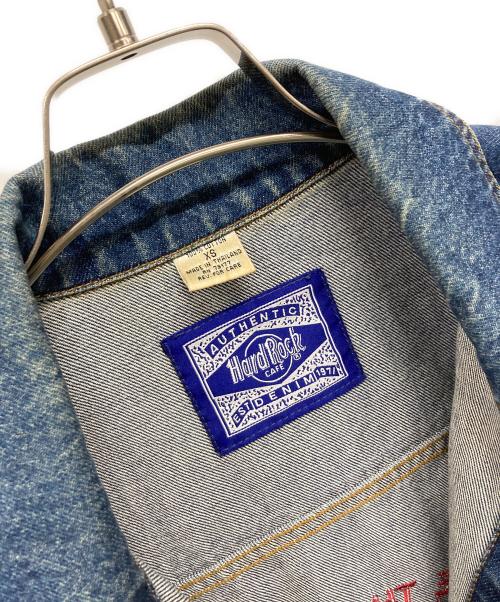 Hard Rock cafe（ハードロックカフェ）Hard Rock cafe (ハードロックカフェ) デニムジャケット インディゴブルー サイズ:SIZE XSの古着・服飾アイテム
