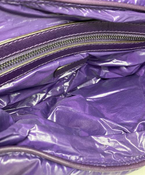 MONCLER（モンクレール）MONCLER (モンクレール) ハンドバッグ パープルの古着・服飾アイテム