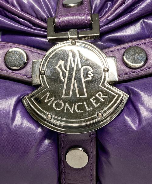 MONCLER（モンクレール）MONCLER (モンクレール) ハンドバッグ パープルの古着・服飾アイテム