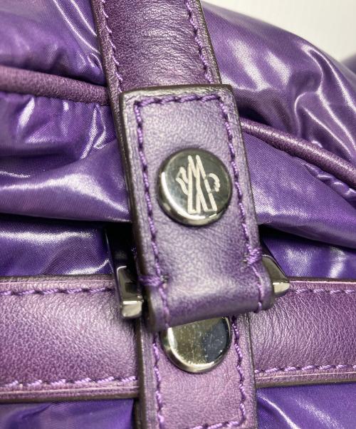 MONCLER（モンクレール）MONCLER (モンクレール) ハンドバッグ パープルの古着・服飾アイテム