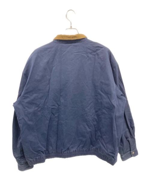 POLO RALPH LAUREN（ポロ・ラルフローレン）POLO RALPH LAUREN (ポロ・ラルフローレン) 襟コーデュロイスイングトップ ネイビー サイズ:XLの古着・服飾アイテム