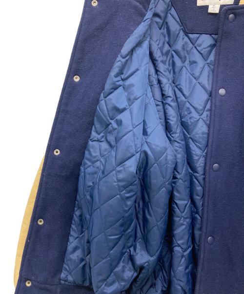 AUTHENTIC（オーセンティック）AUTHENTIC (オーセンティック) スタジャン ネイビー×ベージュ サイズ:XLの古着・服飾アイテム