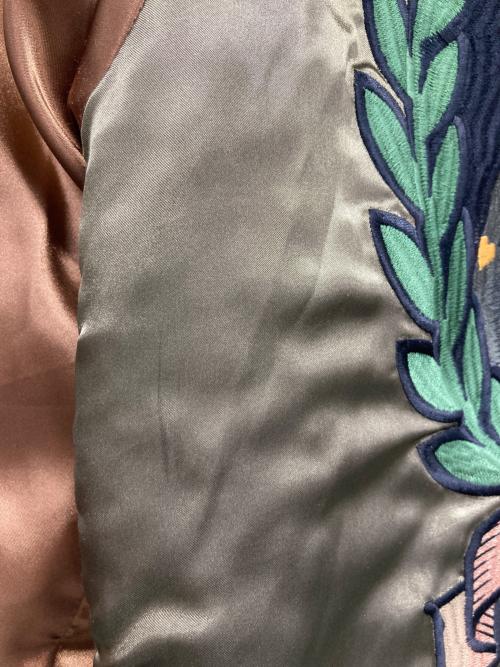 glamb（グラム）glamb (グラム) スカジャン カーキ×ブラウン サイズ:SIZE 2の古着・服飾アイテム