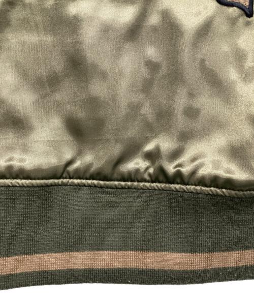 glamb（グラム）glamb (グラム) スカジャン カーキ×ブラウン サイズ:SIZE 2の古着・服飾アイテム