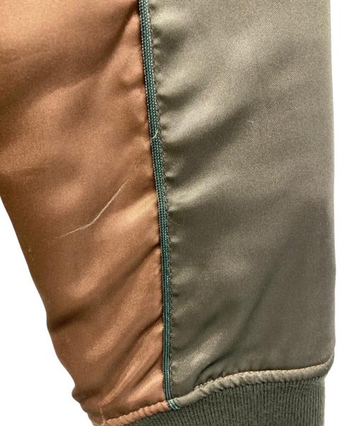 glamb（グラム）glamb (グラム) スカジャン カーキ×ブラウン サイズ:SIZE 2の古着・服飾アイテム