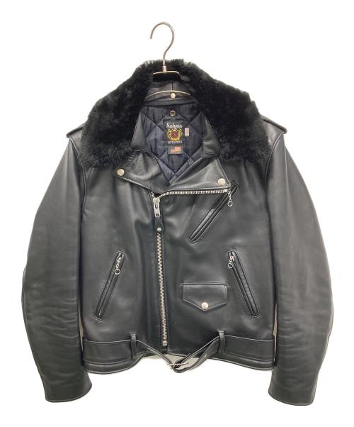 Schott（ショット）Schott (ショット) レザージャケット ブラック サイズ:SIZE40の古着・服飾アイテム