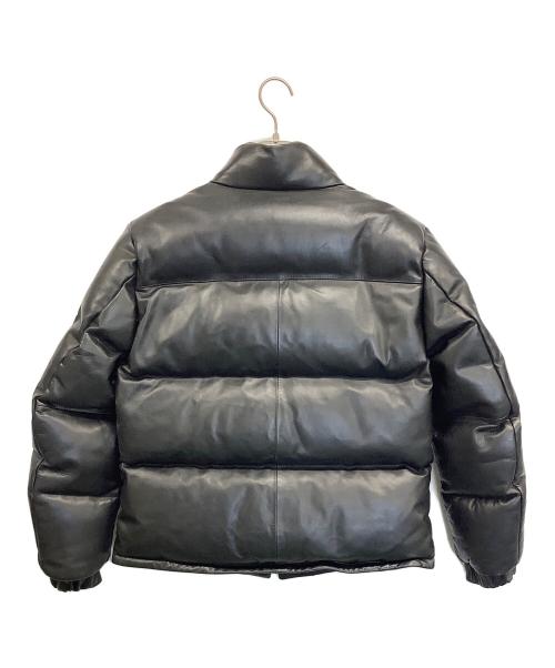 JIAN AN（ジェンアン）JIAN AN (ジェンアン) カーフスキンダウンジャケット ブラック サイズ:Lの古着・服飾アイテム